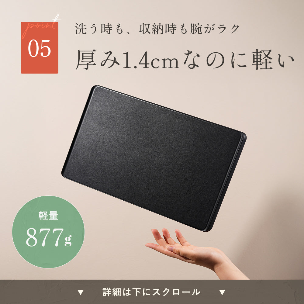 毎日、毎日、使いやすいまな板Ra Le-Na