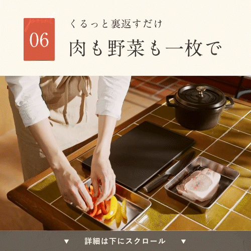 毎日、毎日、使いやすいまな板Ra Le-Na